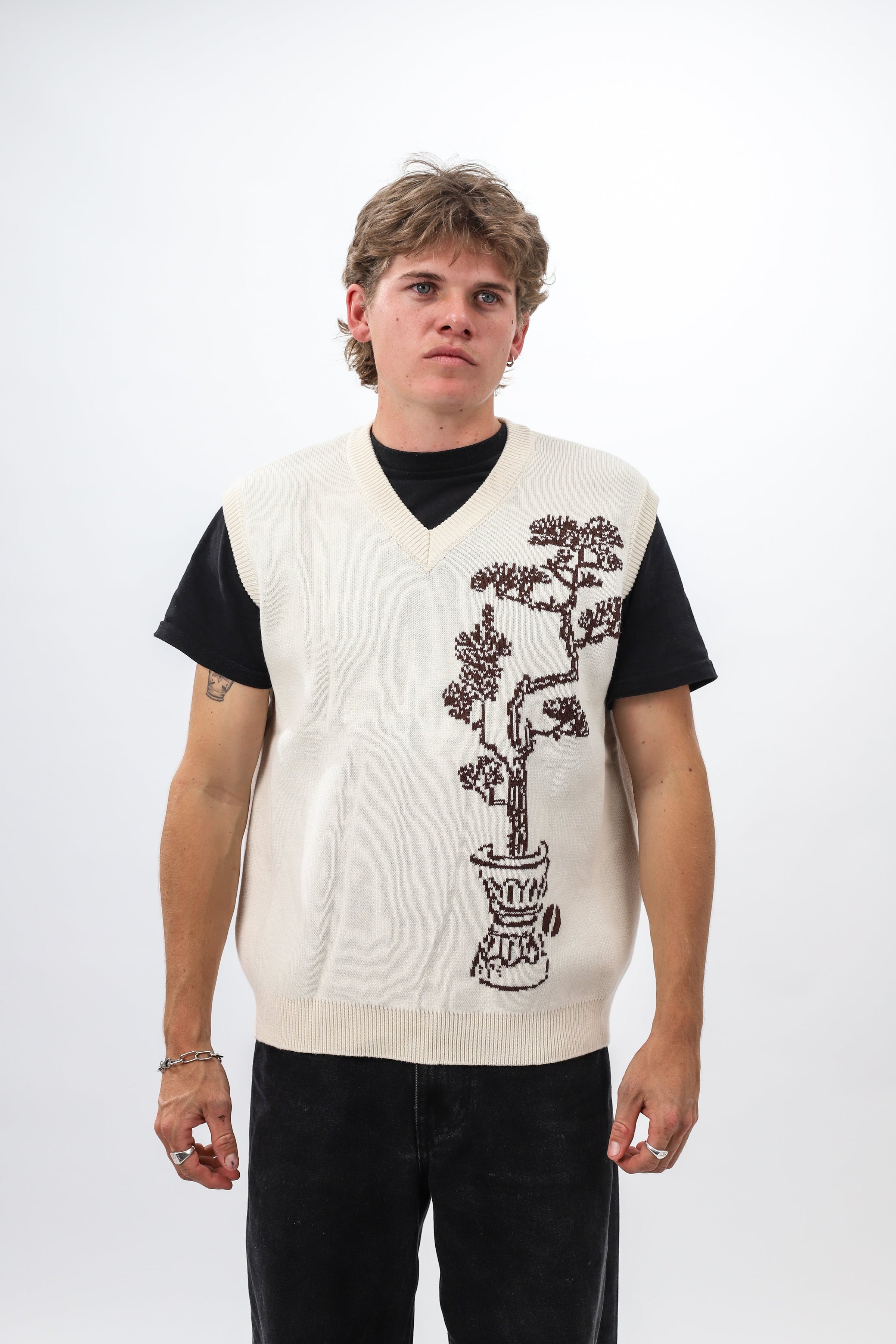 Nextdoor Bonzai Knit Vest (Reversible) | East End Skate & Surf